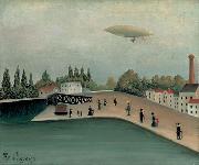 Henri Rousseau View of the Quai d'Ivry painting